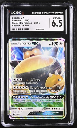 Snorlax-GX graded CGC 6.5 for sale on eBay