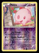 Munna Common Reverse Holo XY - Phantom Forces 39/119 NM Pokémon TCG