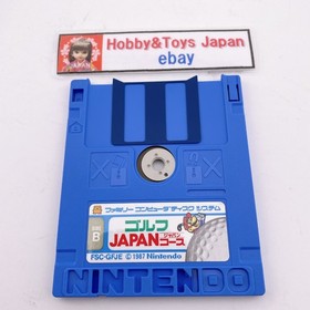 Nintendo Famicom Disk System MARIO GOLF JAPAN COURSE NES 1987 Tested ＆ Work...
