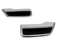 Satz VON Zierleisten StoßStange Hinten FÜR Peugeot 5008 2017-2020