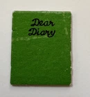 Vintage 1960s Barbie Doll Sweet Dreams #973 Green Dear Diary, Mattel Japan