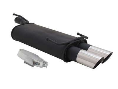 Novus Sportendschalldämpfer für Opel Kadett E Cabrio 2 x 76mm MS-Design