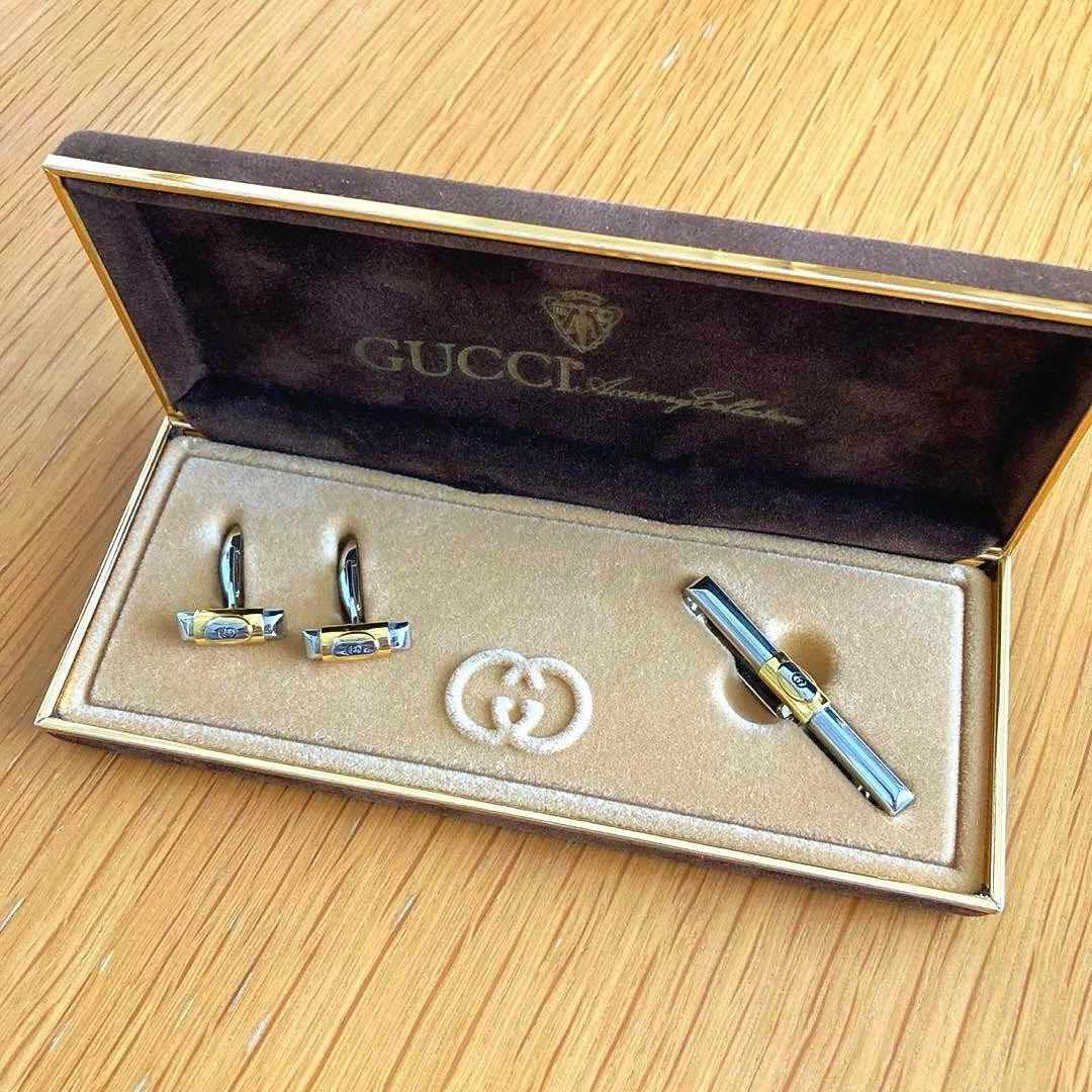Gucci Gold Cufflinks for Men for sale | eBay