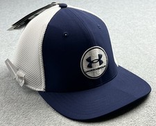 Under Armour Iso-Chill Drive Men's Stretch Fit Cap Size L/XL Navy/White NWT