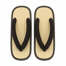 Comfty Japanese Tatami Straw Flip Flop Slippers Thick Sole Indoor Summer LA07
