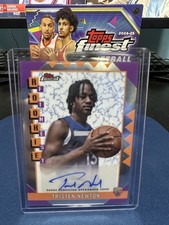 2024-25 Topps Finest - Rookie Finest Autographs Tristen Newton, Tristen...