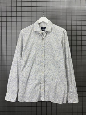 Hackett london men's leaf print shirt size L Duties Paid (USA)