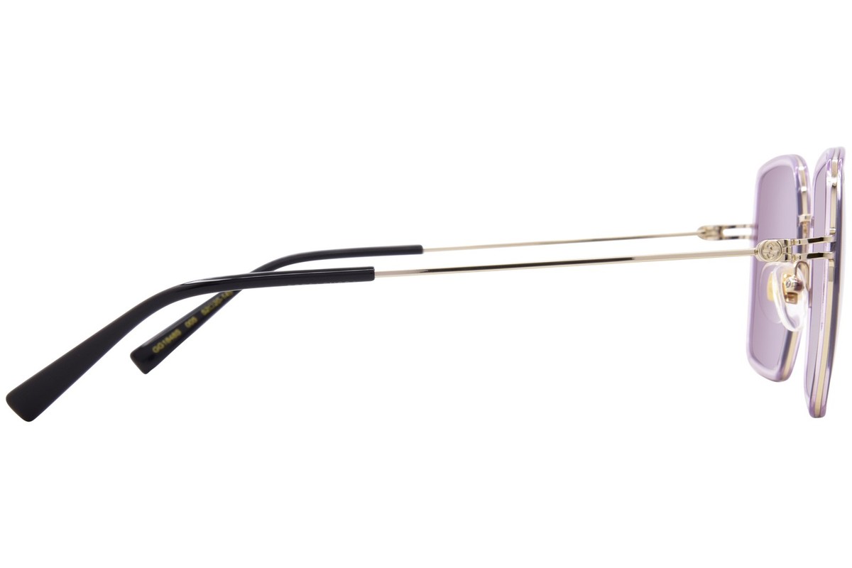 Gucci GG1848S 005 Sunglasses Women's Pink/Gold/Violet Square Shape