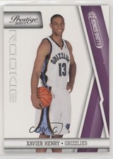 2010-11 Prestige Rookie Bonus Shots Purple 27/49 Xavier Henry #222 fm0