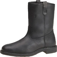 Mason Mens West Work Black Leather Work Boots Shoes 11 Medium (D) BHFO 9005