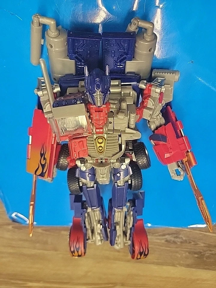  Tested working incomp Revenge Fallen Leader Class Optimus Prime Transformers  - Image 4 of 4