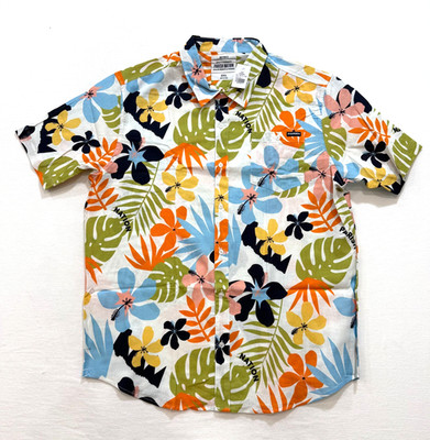 Paris Nation Men's Button Down Shirt White Tropical Linen Blend Comfort 2XL 4XL