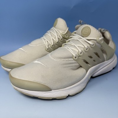 Mens Sz 9 M Nike Air Presto Essential Triple White Shoes Sneakers
