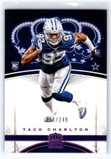 Taco Charlton 2017 Crown Royale Pink Rookie! 80/249!