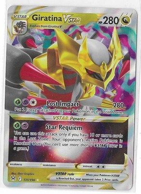 Giratina VSTAR 131/196 Lost Origin Sword & Shield SWSH Pokemon TCG Card NM