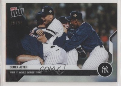 2020 Topps Now Chrome Career Retrospective Refractor 38/99 Derek Jeter HOF 3a8