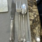 Vintage Towle Chippendale Sterling Silver 3 Piece Place Setting Child Size (6 in