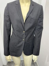 Talula . Wool Blend Stretch 2 Button Vented Notch Lined Blazer Jacket Size 2