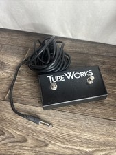 Tube Works Dual  Footwitch Pedal With Cable Fits Guitar And Bass Amplifiers 
