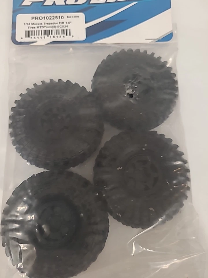 Pro-Line Racing 1/24 Maxxis Trepador F/R 1.0Tires MTD7mm4SCX24 PRO1022510 - Image 3 of 4