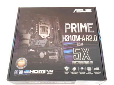 New Open Box ASUS PRIME H310M-A R2.0/CSM Motherboard - Missing Manual