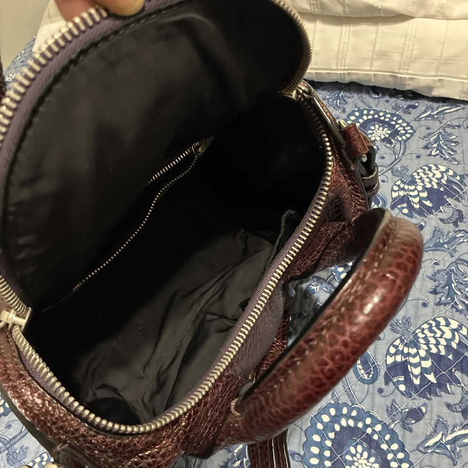 ALEXANDER WANG ROCCO 包 Chestnut 棕色古董老皮革斜挎包 $1095 — 第 3/4 张图片