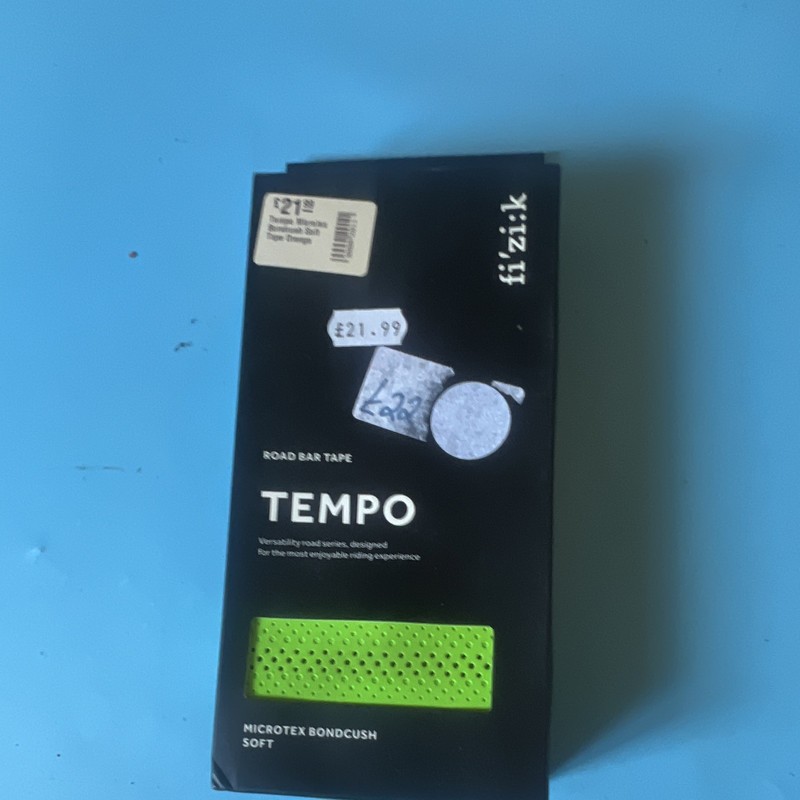 Fizik Tempo Microtex Bondcush Soft Road Wrap-On Bar Tape Green BT14 A00025