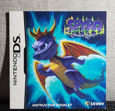Spyro Shadow Legacy Instruction Booklet - Manual Only - Nintendo DS