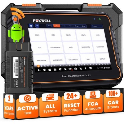 FOXWELL GT60 BT Bidirectional OBD2 Scanner Full System Diagnostic Tool 24 Reset