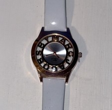 Womens Writst Watch White Marc Jacobs Henry Skeleton