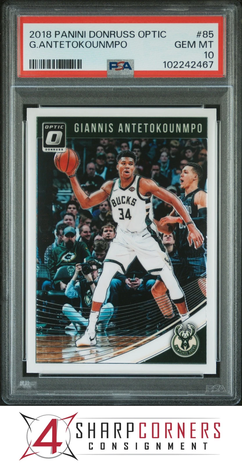 Giannis Antetokounmpo trading card