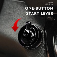 Car One-Touch Start Button Push-to-Start Rocker Lever Decor Push Rocker Sticker