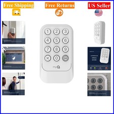 myQ Wireless Garage Door Keypad, White, Battery-Powered, Compatible with Lift...