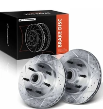 Brakenetic Front Brake Rotors Set BRS65060R-1 / BRS65060L-1 (2004 Ford F-150 