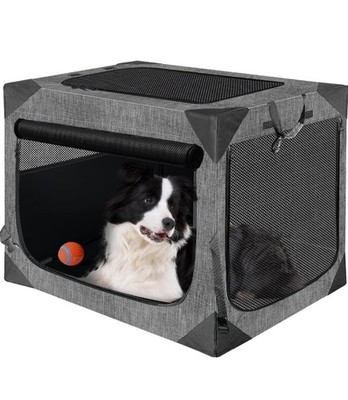 Dog Crates,Collapsible Soft Travel Crate for Large Dogs (3 Year Warranty), In...