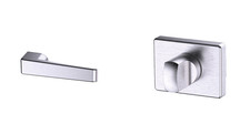 Ironmongery Nolita Satin Chrome Handle Hardware Pack Or Thumb Turn Privacy pack