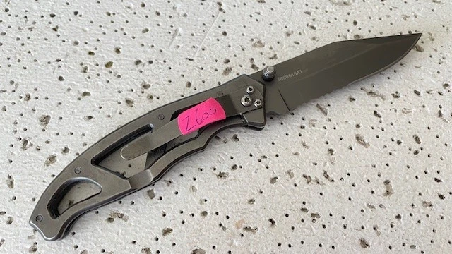 Navaja de bolsillo plegable Gerber 4660618A1 Combo hoja Linerlock acero inoxidable gris Foto 2 de 4