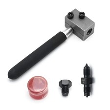 Double Flaring Tool Kit with Removable Handle for 3/16 inches Brake Pipe 45 D...