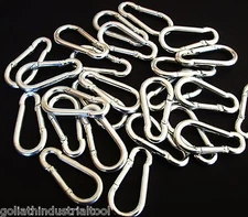 25 GOLIATH INDUSTRIAL SNAP HOOK CARABINERS 5/16" 500lb STRENGTH SH516 TOW CHAIN