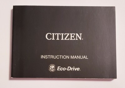 Citizen Quartz Eco Drive Watch Manual CTZ-B8076 Cal.No.H50* | eBay