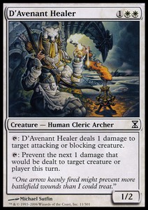 D'Avenant Healer x4 - Time Spiral - NM-Mint, English - Time Spiral