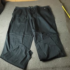 King Size Pants Mens Size 5XL 38L Big Tall  Black Chino Khaki