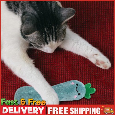 Katze Plüsch Minze Interaktive Krallen Daumen Gemüseform Katzenminze Spielzeug (Luffa)