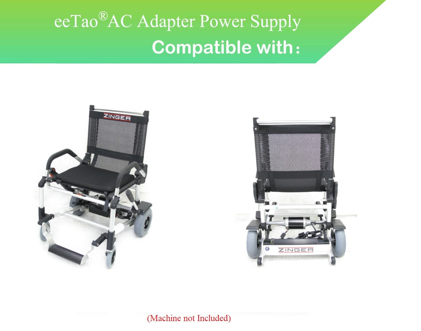 AC Adapter Charger For Zinger ZR10.1 Powered Folding Chair Electric