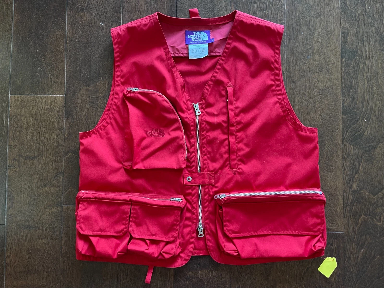 The North Face Purple Label 65/35 Angler Vest SMALL Fishing Hiking RED 2018 NEW!