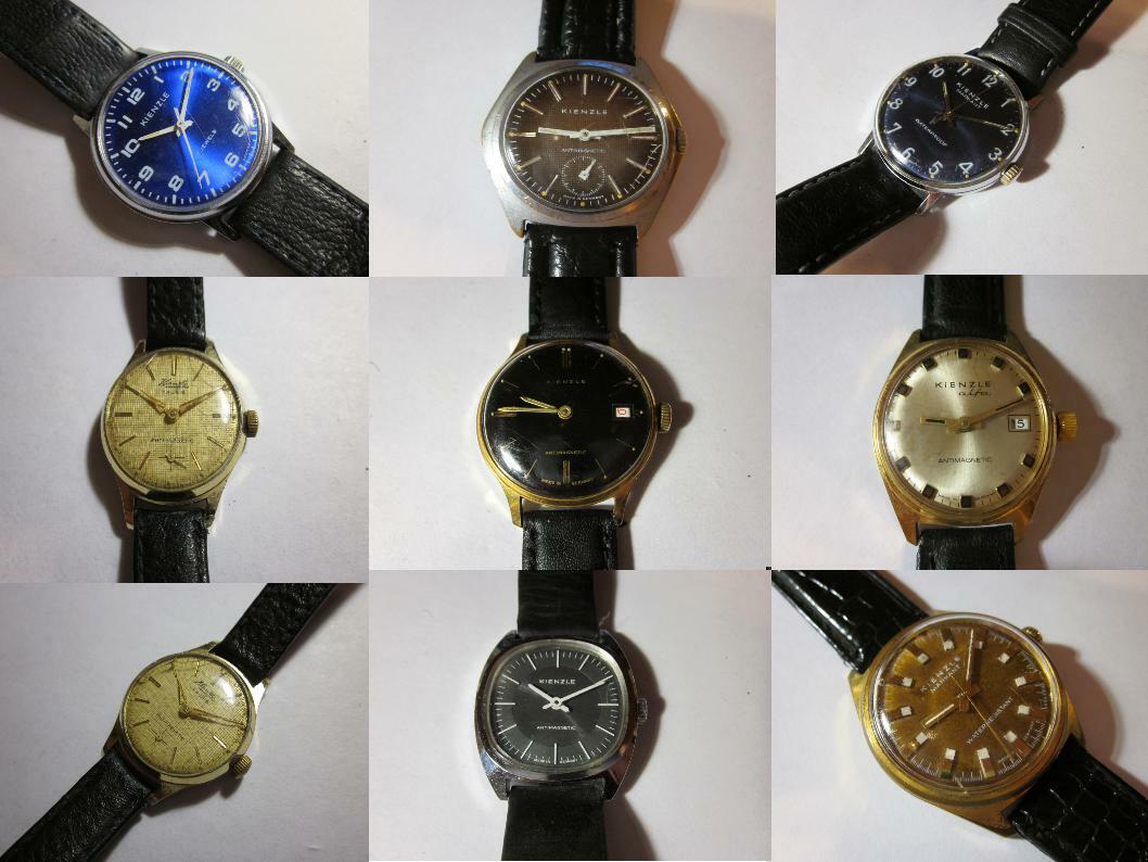 Auswahl KIENZLE Uhren Vintage Armband Handaufzug Markant Alfa Life