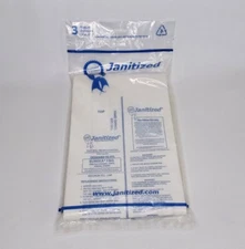 Janitized Vacuum Cleaner Bags 3 Pack Fits Eureka Type F & G New
