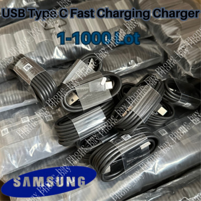 1-1000 Lot USB Type C Fast Charging Charger Cable For Samsung S8 S9 S10 Android
