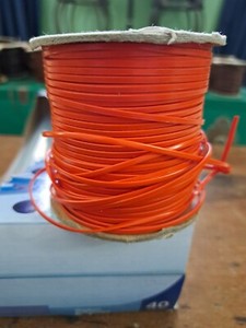 Lot of 4 Tandy's 2mm Flat Vinyl Lace 4 Open Rolls Leather Craft Scouts