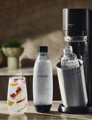 SodaStream Duo Blanc Megapack - Machine à Eau Gazeuse Avec Cylindres Quick Connect Et Bouteilles - Neuf